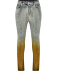 Rick Owens Jeans Washed Blue-Mustard-AL Capone Premium