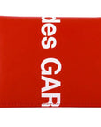Comme Des Garcons Wallet Logo Red