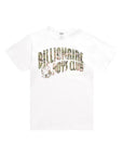 Billionaire Boys Club T-Shirt Camo Arch Logo White-AL Capone Premium