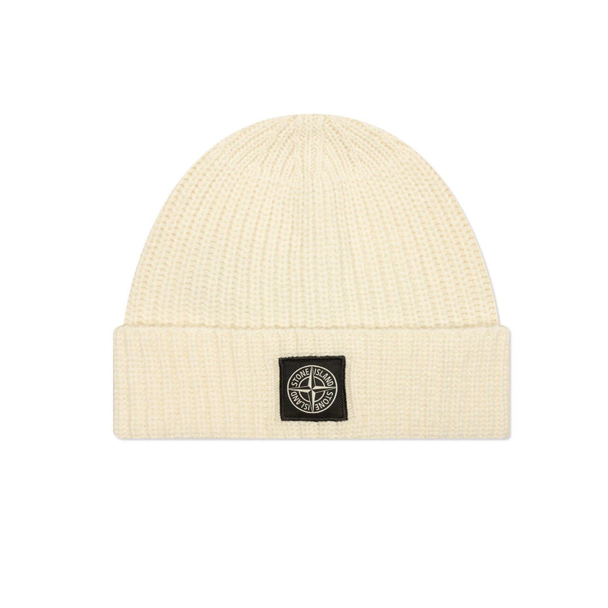 Stone Island Beanie Logo Cream-AL Capone Premium