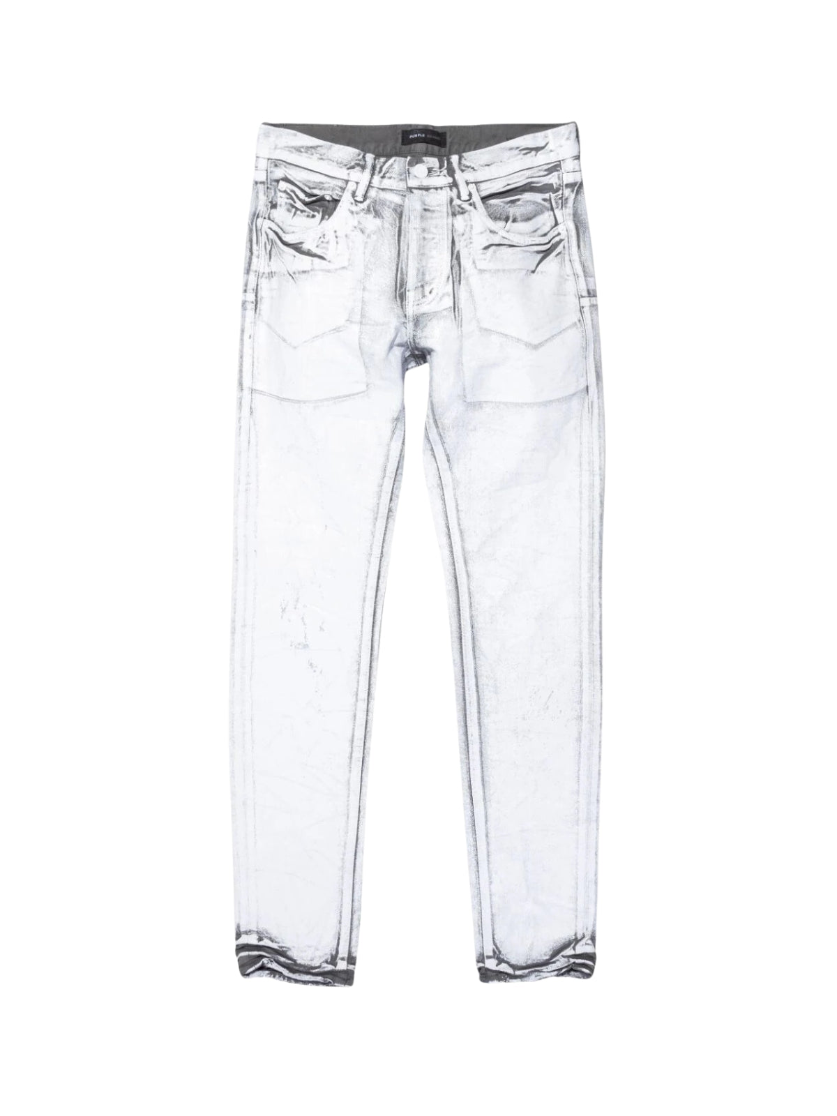 Purple Jeans Charcoal Overdye White Foil Grey-AL Capone Premium