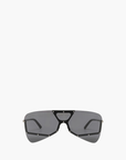Rick Owens Sunglasses Tower Sunglasses Silver Temple