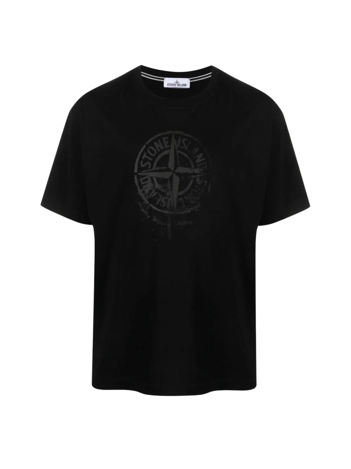 Stone Island T-Shirt Logo Black-AL Capone Premium