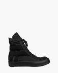 Rick Owens Sneakers Ro1 Hi Top Black Strip Black