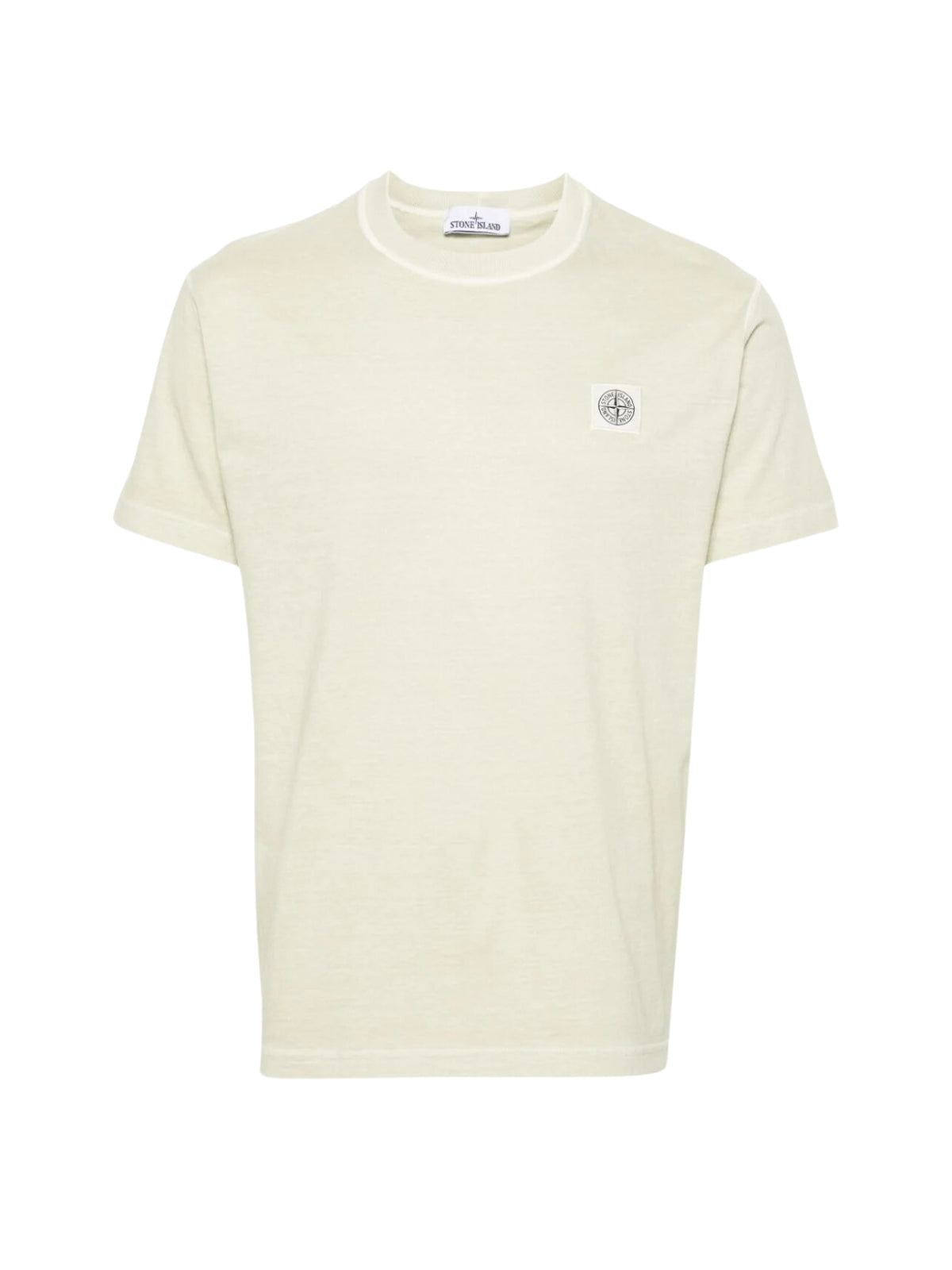 Stone Island T-Shirt Logo Cream-AL Capone Premium