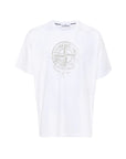 Stone Island T-Shirt Logo White-AL Capone Premium