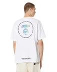 Aape T-Shirt Moonface Logo White-AL Capone Premium