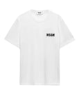 Msgm T-Shirt Logo White-AL Capone Premium