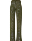 Gcds Pants Monogram Macrame Green-AL Capone Premium