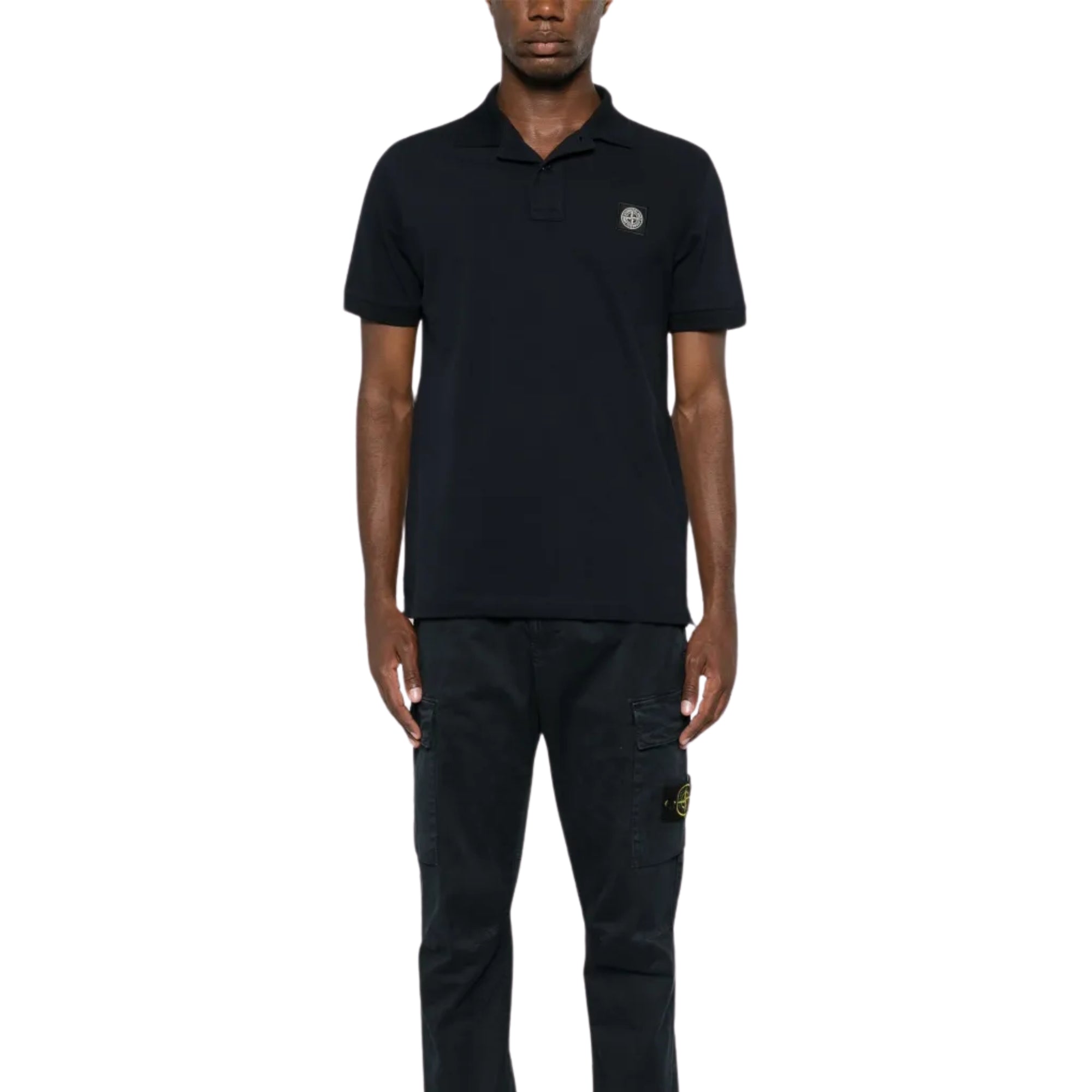 Stone Island Golfer Logo Black-AL Capone Premium