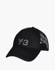 Y-3 Cap Trucker Black