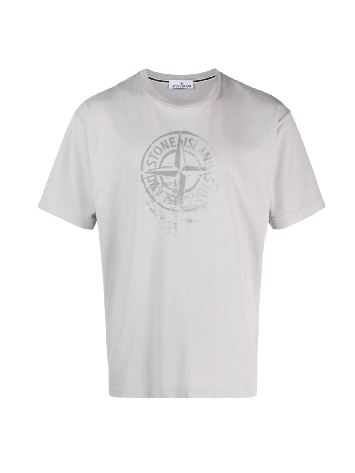 Stone Island T-Shirt Logo Grey AL Capone Premium