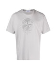 Stone Island T-Shirt Logo Grey-AL Capone Premium