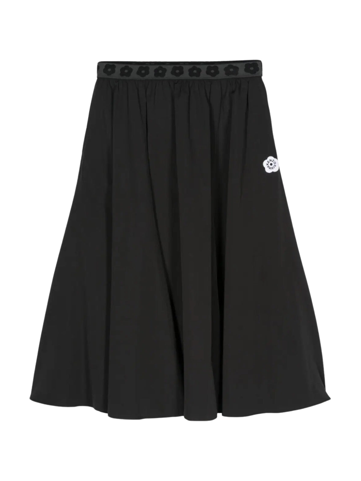 Kenzo Skirt Pleats Logo Black - AL Capone Premium