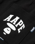 Aape Shorts Embroidered Logo Black