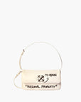 Off-White Bag Black Logo Strap Cream