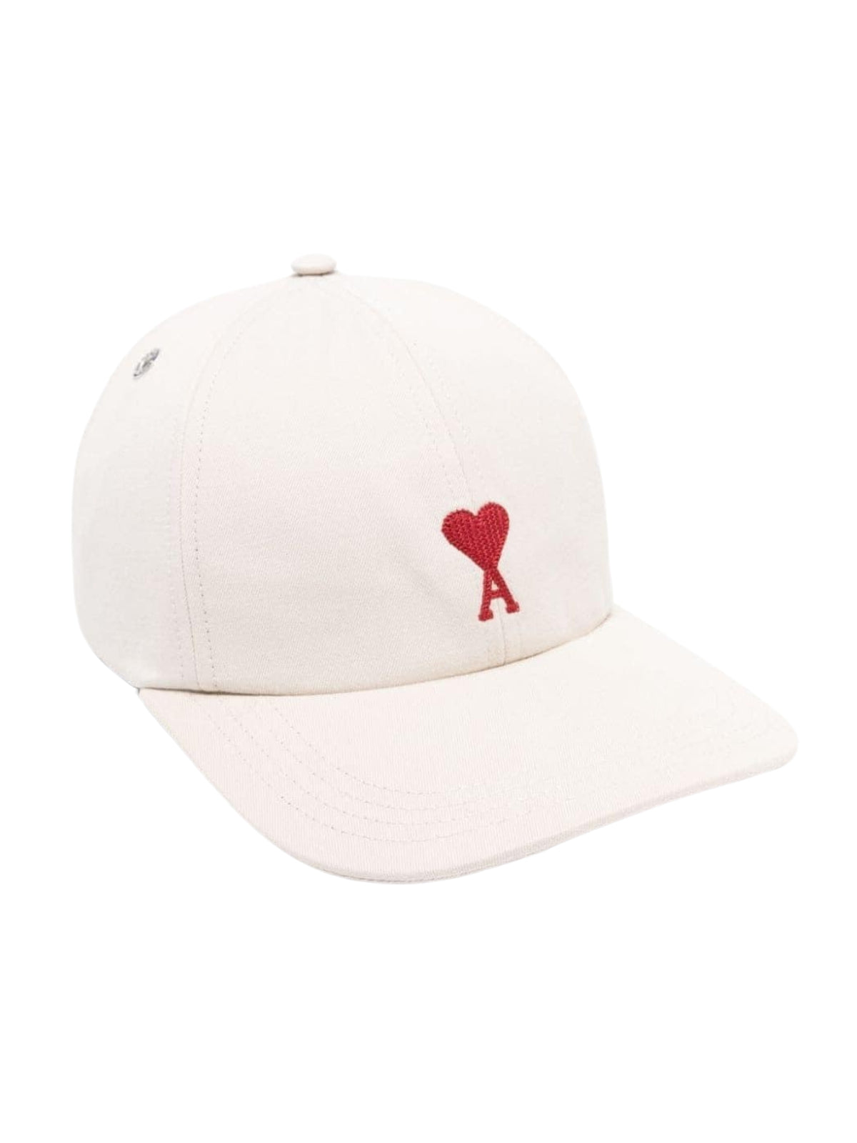 Ami Cap De Coeur Embroidery Chalk-AL Capone Premium