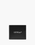 Off-White Wallet White Print Black