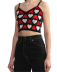 Msgm Top Heart Monogram