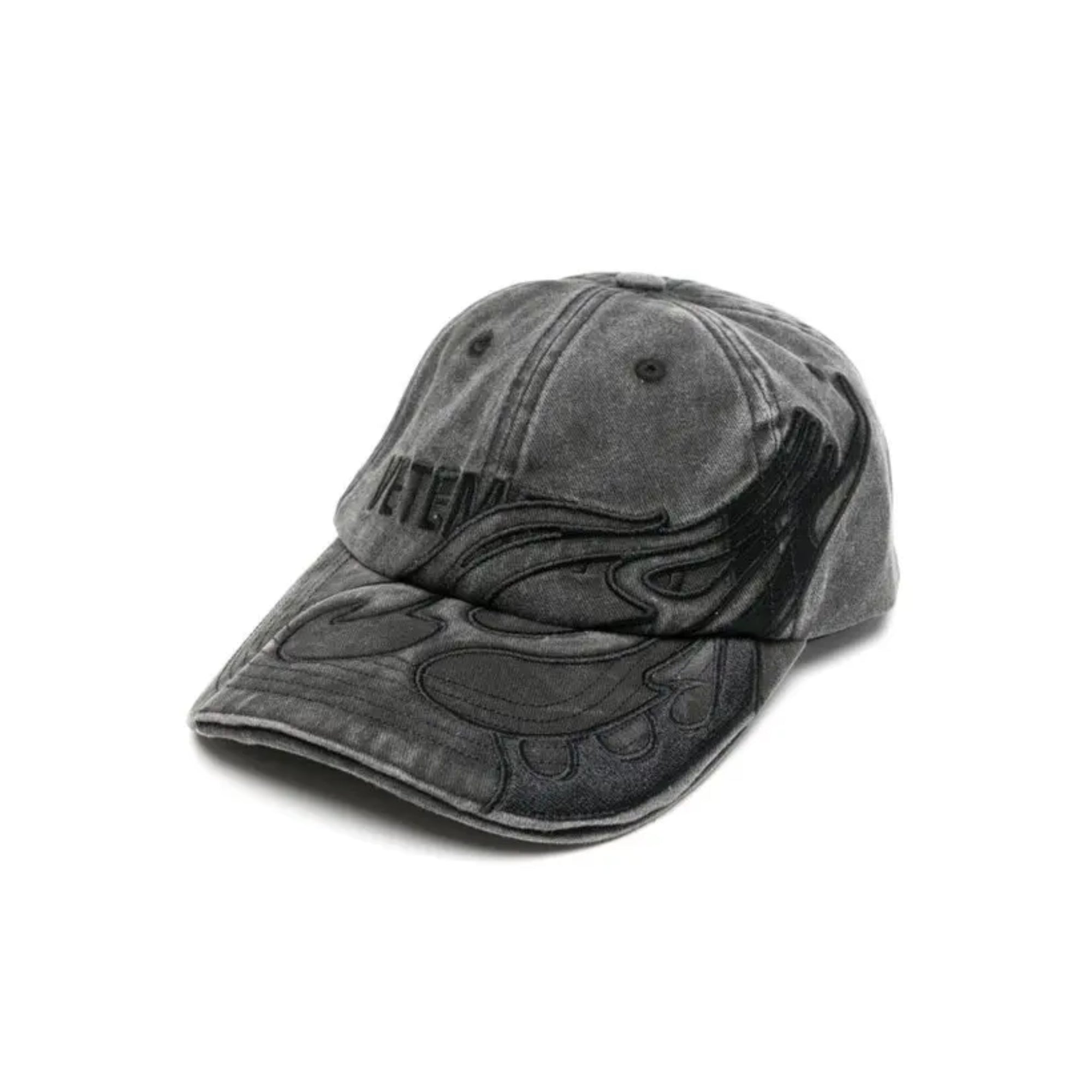 Vetements Cap Blackout Flame Logo Cap-AL Capone Premium