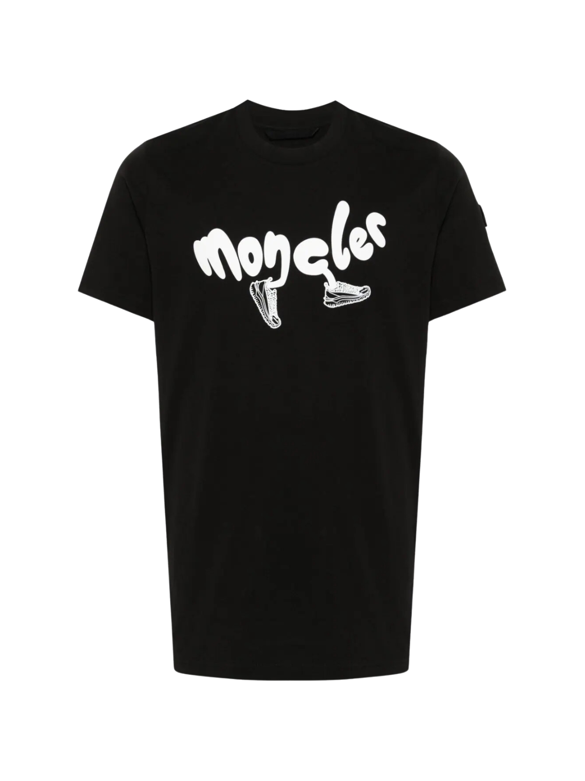 Moncler T Shirt Logo Black AL Capone Premium