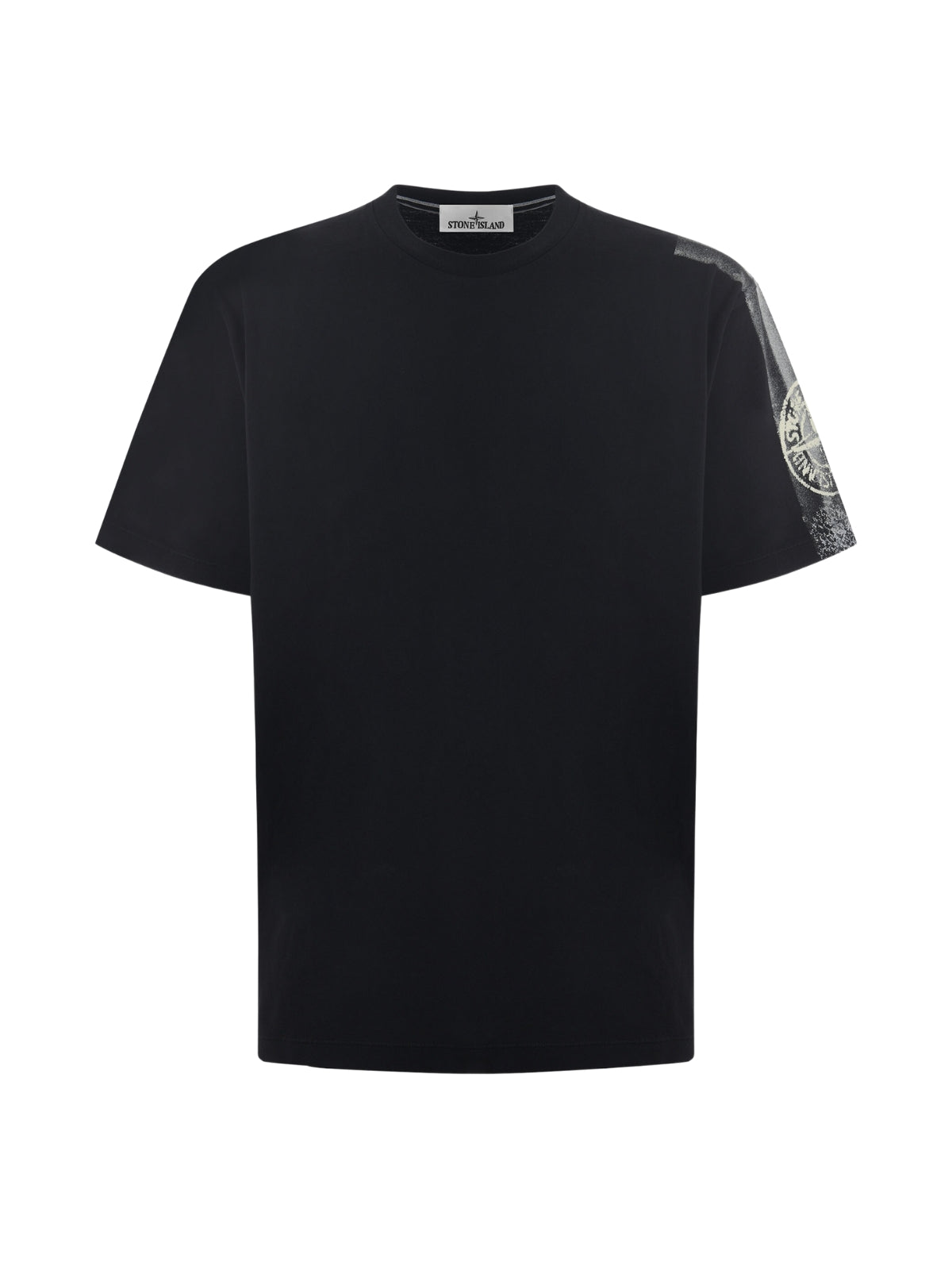 Stone Island T-Shirt Logo Black-AL Capone Premium