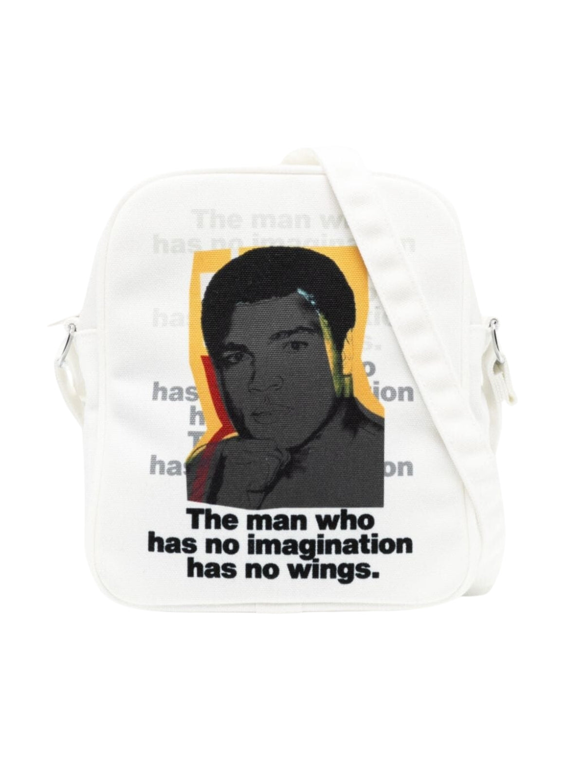 Comme Des Garcons Bag Slogan White AL Capone Premium