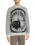 Stone Island Sweater Logo Grey-AL Capone Premium