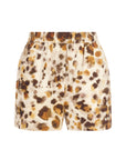 Msgm Shorts Ladies Allover Print Multi-AL Capone Premium