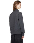 Ami Turtleneck De Coeur Logo Dark Grey-AL Capone Premium