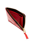Comme Des Garcons Wallet 2-Zip Logo Red