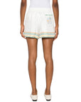 Casablanca Shorts Drawstring Crayon Temple Tennis Club White-AL Capone Premium