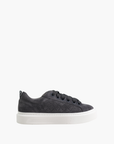 Cleens Sneaker C52 Suede White Sole Charcoal