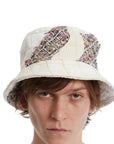 Who Decides War Bucket Hat Tweed Patchwork Cloud-AL Capone Premium