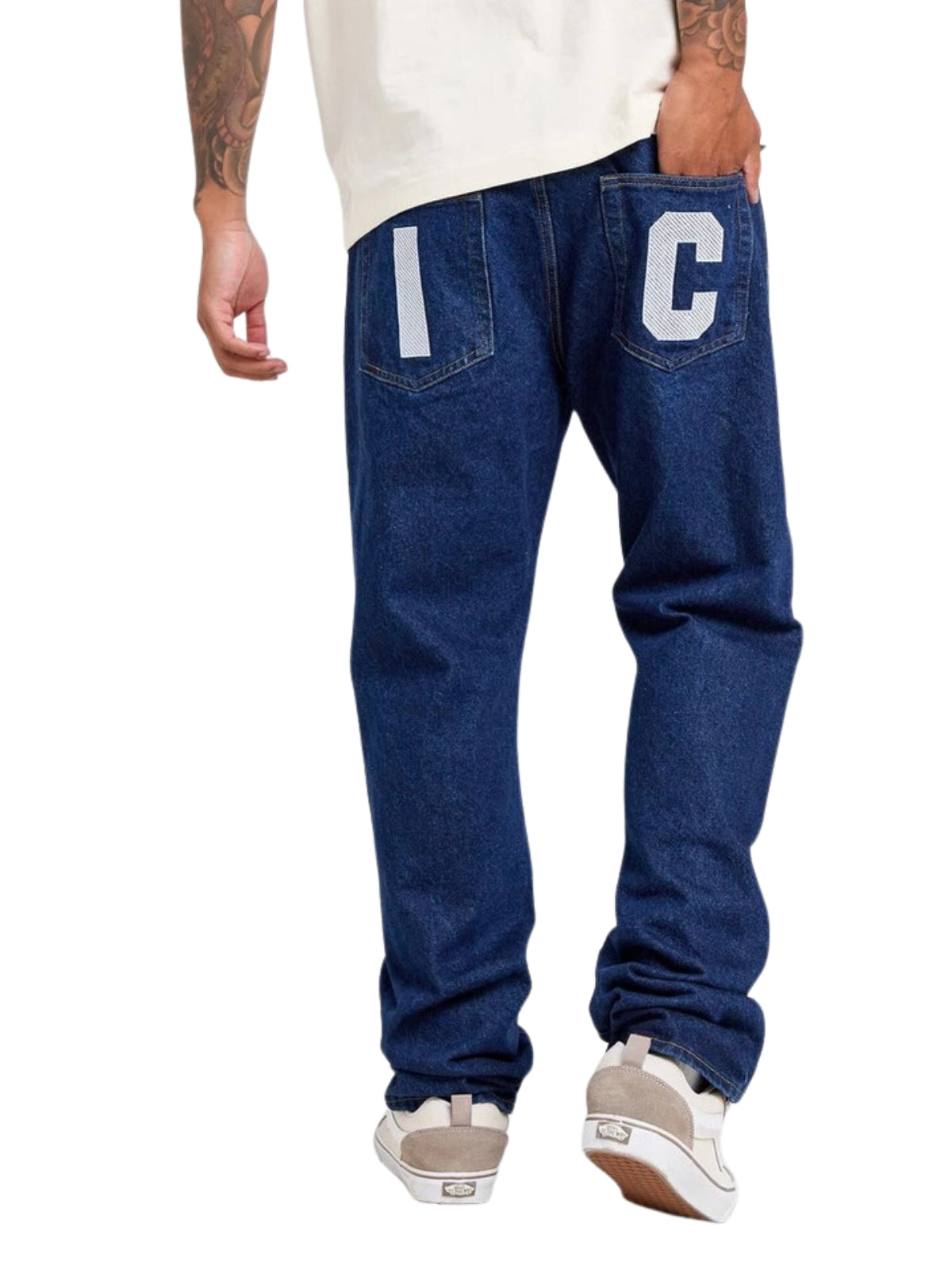 Icecream Jeans Running Dog Double Scoop Mid Wash Blue-AL Capone Premium