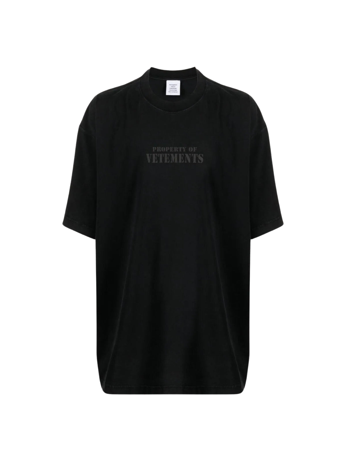 Vetements T-Shirt Property Black AL Capone Premium