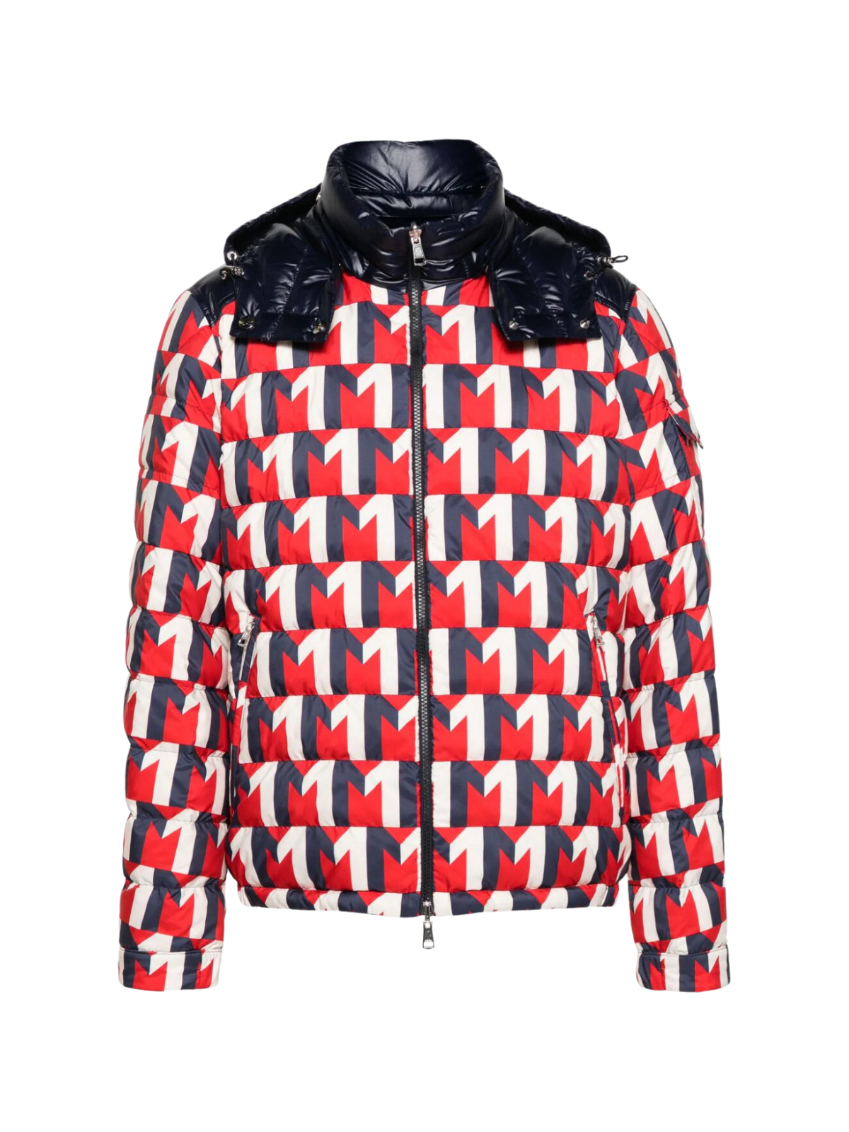 Moncler Jacket Monogram Red-White-Black - AL Capone Premium Moncler Jacket Monogram Red-White-Black - AL Capone Premium