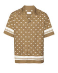 Moncler Shirt Allover Logo Brown - AL Capone Premium