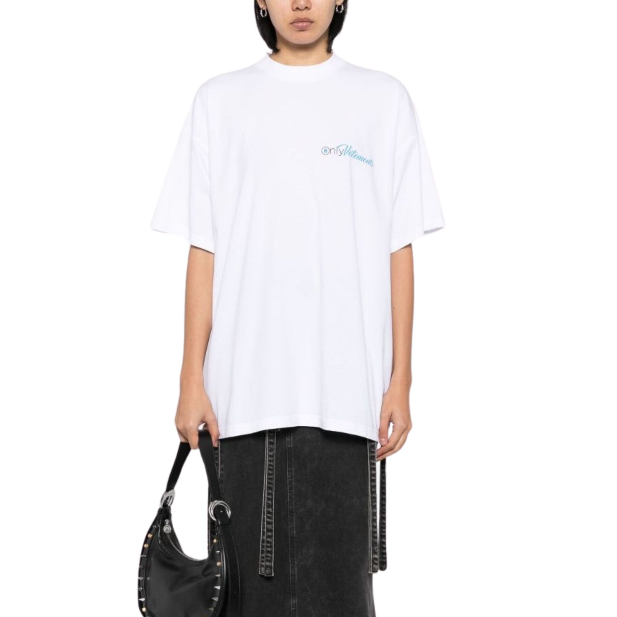 Vetements T-Shirt Only Vetements Regular White-AL Capone Premium