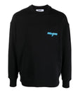 Msgm Sweater Felpa Logo Black-AL Capone Premium