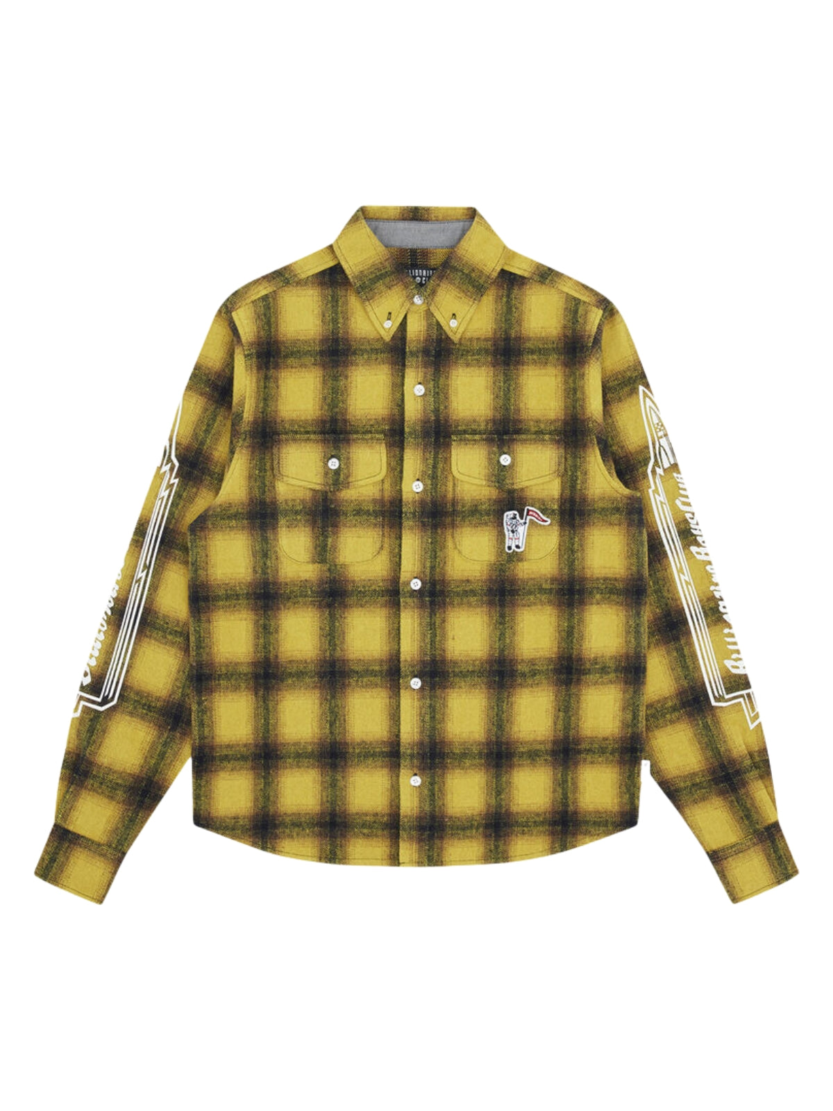 Billionaire Boys Club Shirt Check Yellow-AL Capone Premium