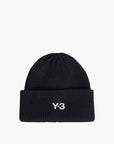Y-3 Beanie Logo Black