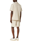 Drole De Monsieur Shirt Checkered Beige