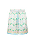 Casablanca Shorts Silk Ping Pong White-AL Capone Premium