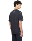 Billionaire Boys Club T-Shirt Puff Small Arch Logo Navy
