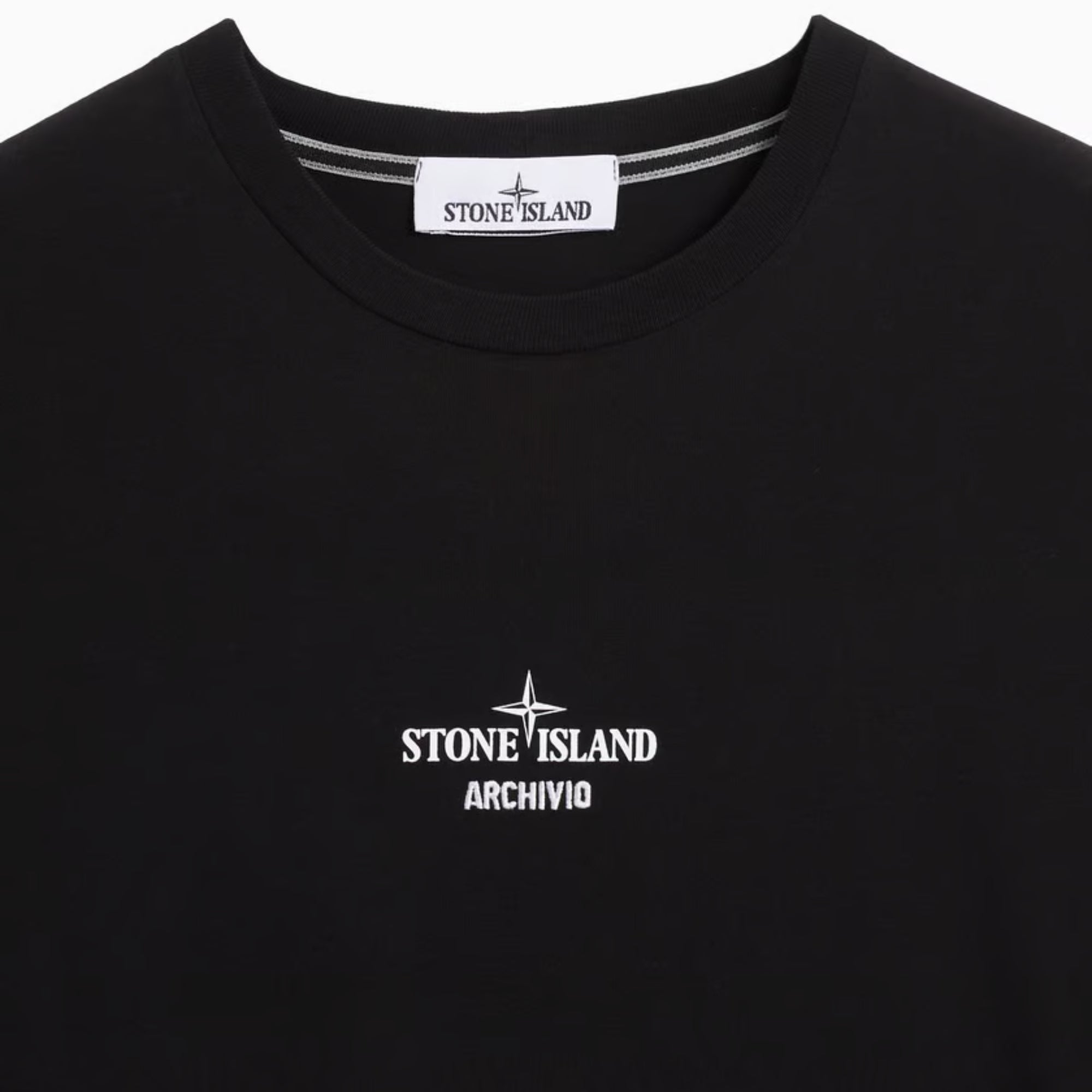 Stone Island T-Shirt Logo Black-AL Capone Premium