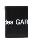 Comme Des Garcons Wallet Logo Black