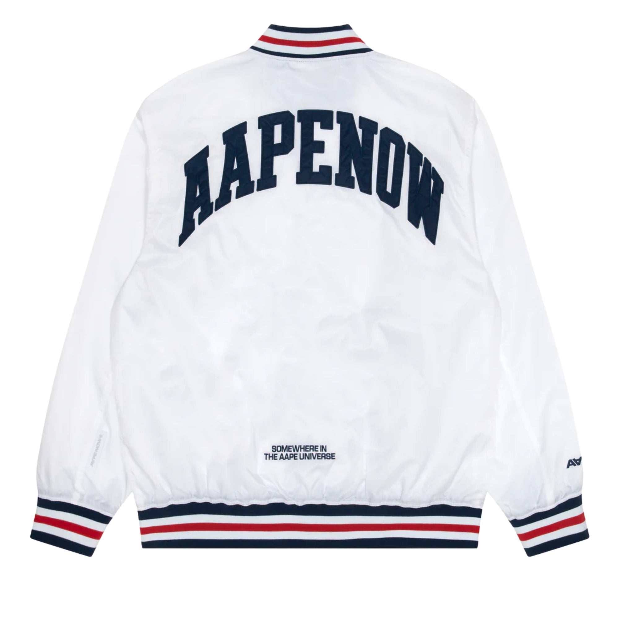 Aape Jacket Light Weight Logo White-AL Capone Premium