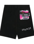 Aape Shorts Jump Logo Black
