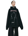 Vetements Hoodie Reaper Logo Black